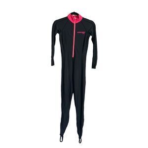 Cressi Skin Scuba Dive Full Suit Black Pink Performance Sz Medium Water Sports